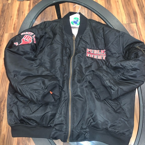 Vintage Public Enemy Crew Bomber Jacket - Picture 3 of 9